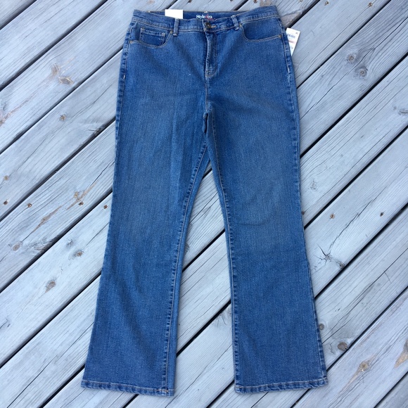 tummy control bootcut jeans